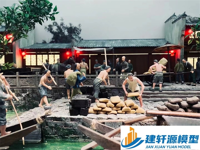 平罗博物馆江南水乡模型