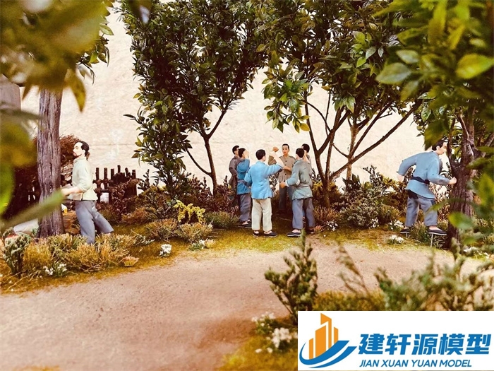平罗径山·中共临余工委建立场景模型